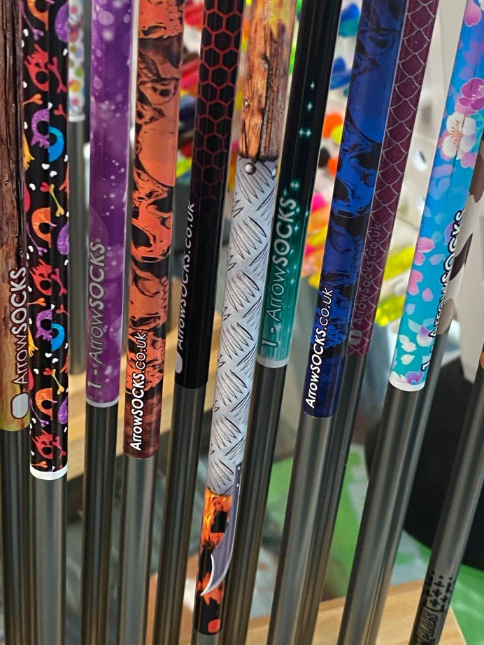 ArrowSocks custom arrow wrap