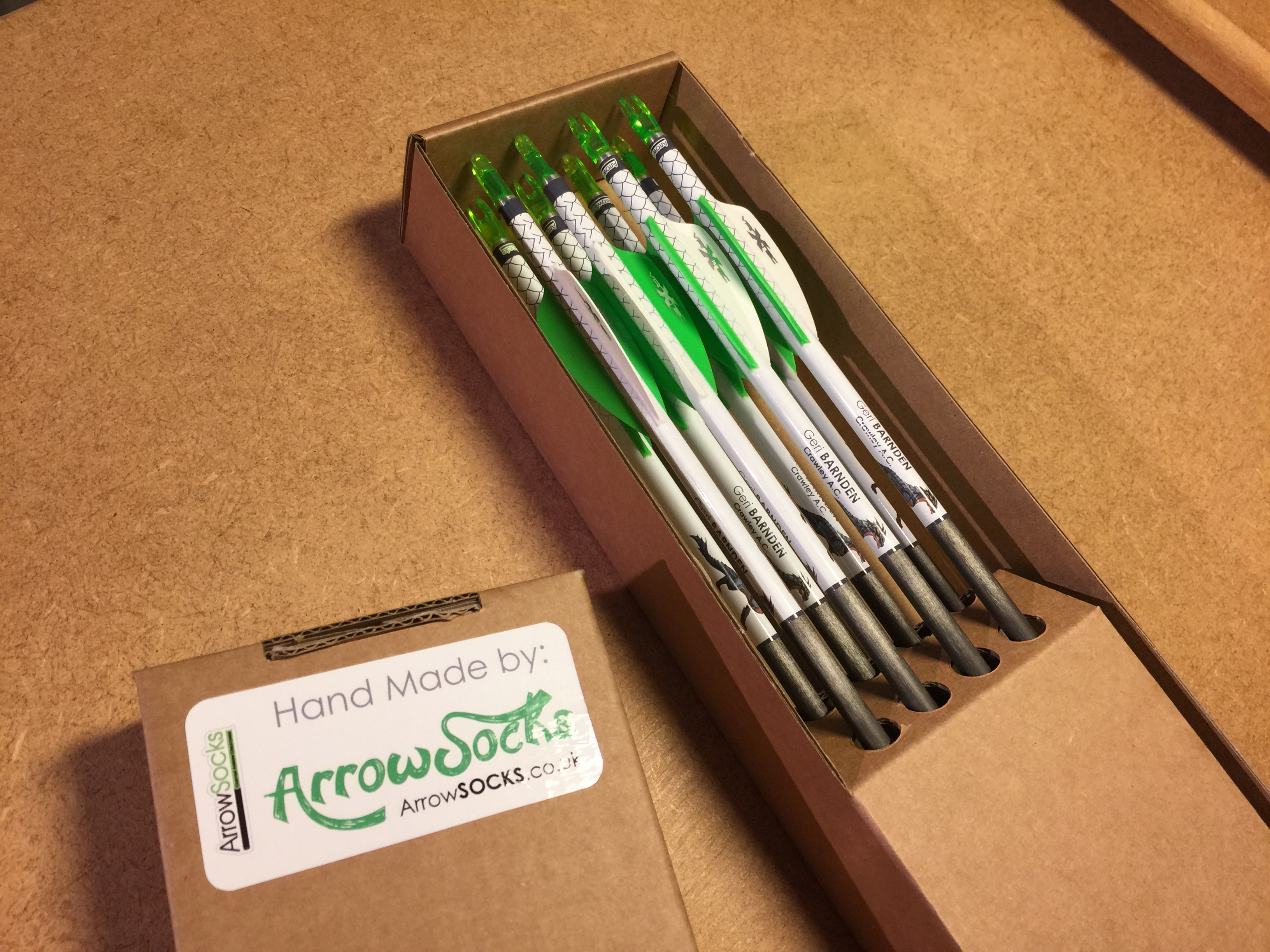 ArrowSocks custom arrow wrap