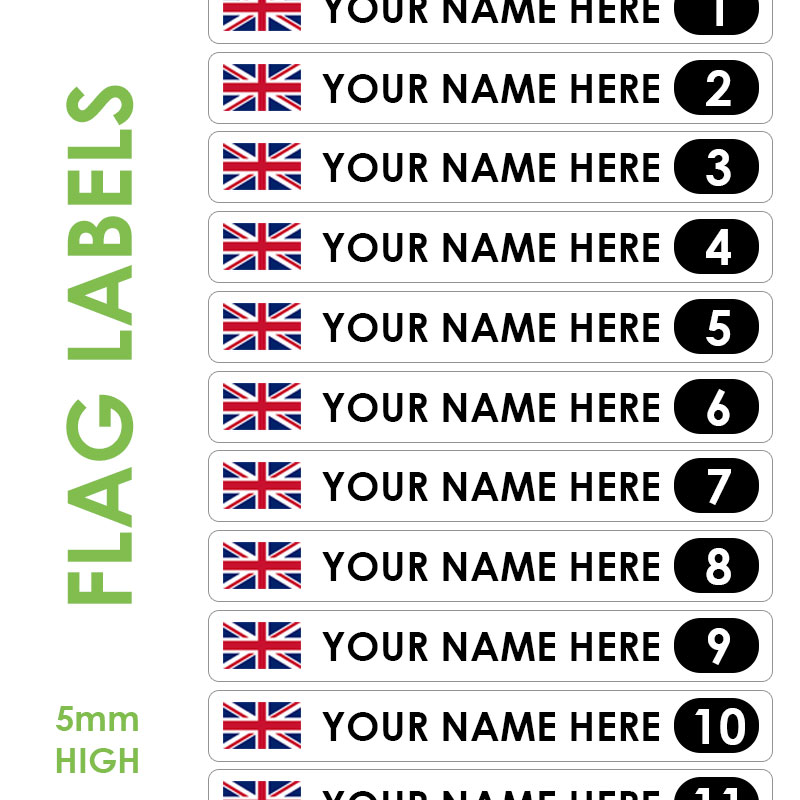 ArrowSocks flag labels